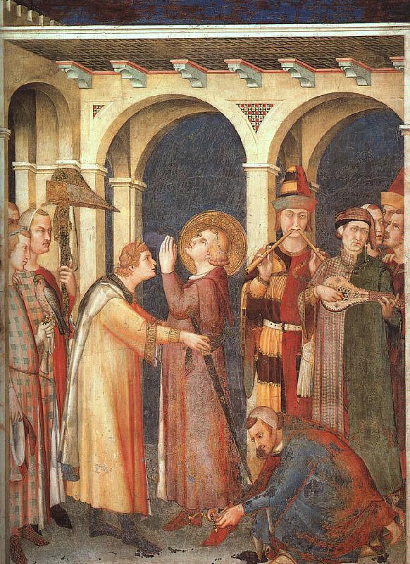 Simone Martini St. Martin is Knighted china oil painting image